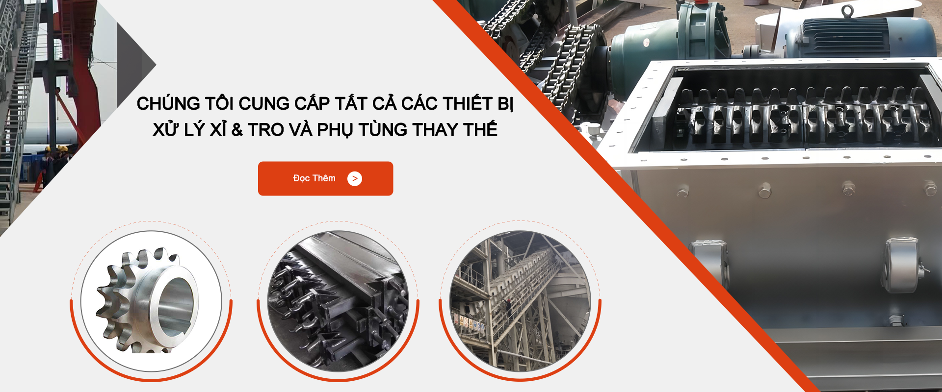 slag &ash handling equipment and spare parts manufacturer